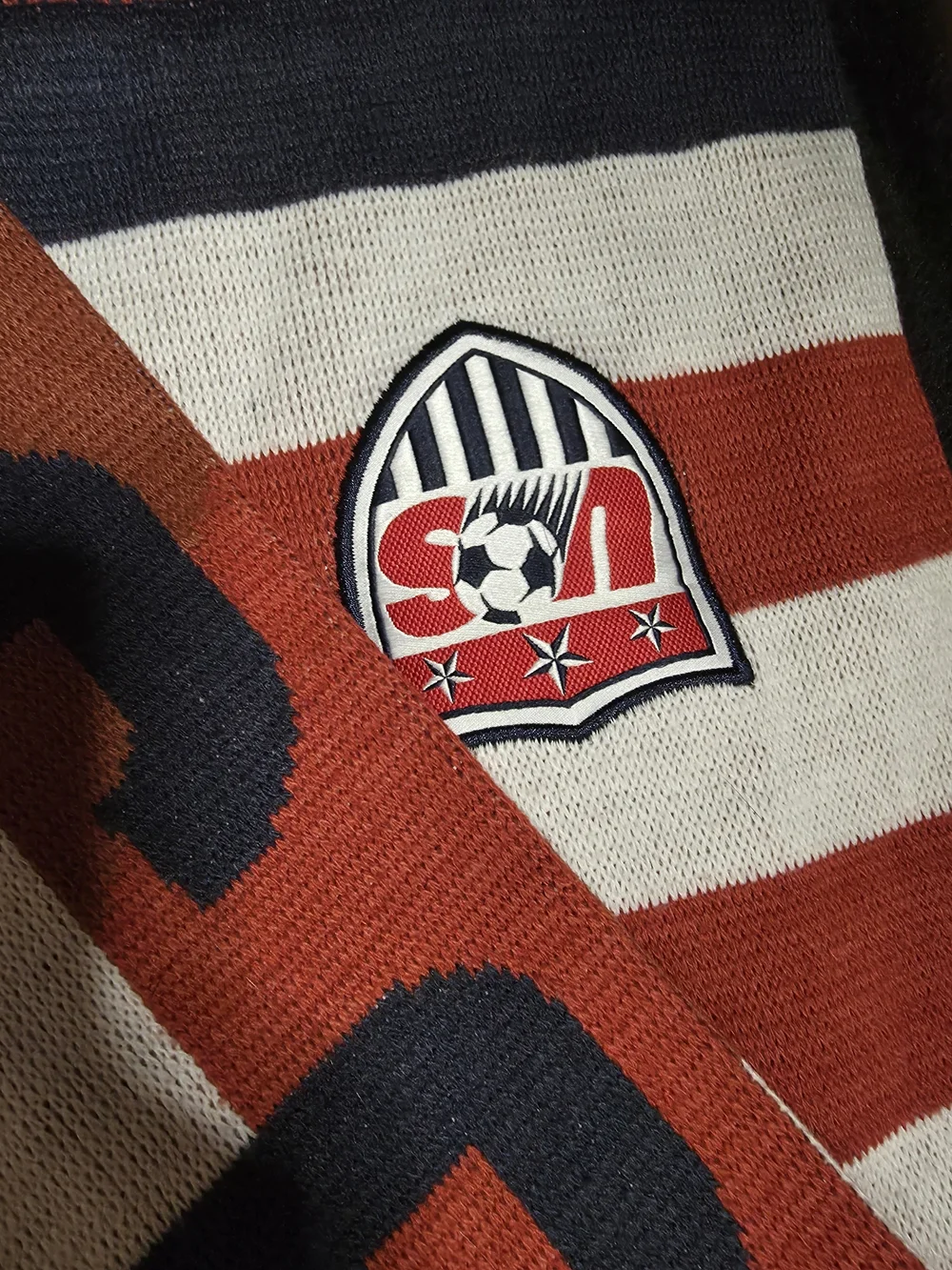 USA Soccer Scarf with Nike Logo - Red, White, Navy FIFA 55